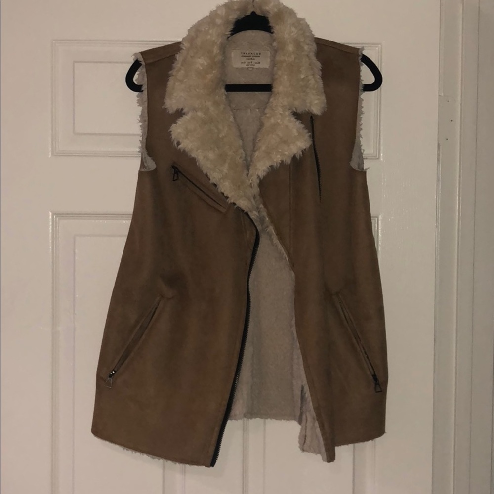 ZARA FUR JACKET OUTERWEAR